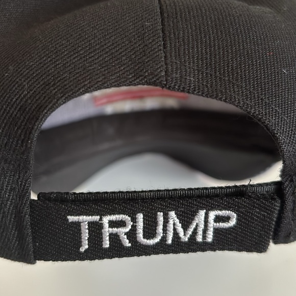 New black Donald 2024 Trump Rally Hat Save America Again Baseball Cap Flag Rim - Picture 7 of 7